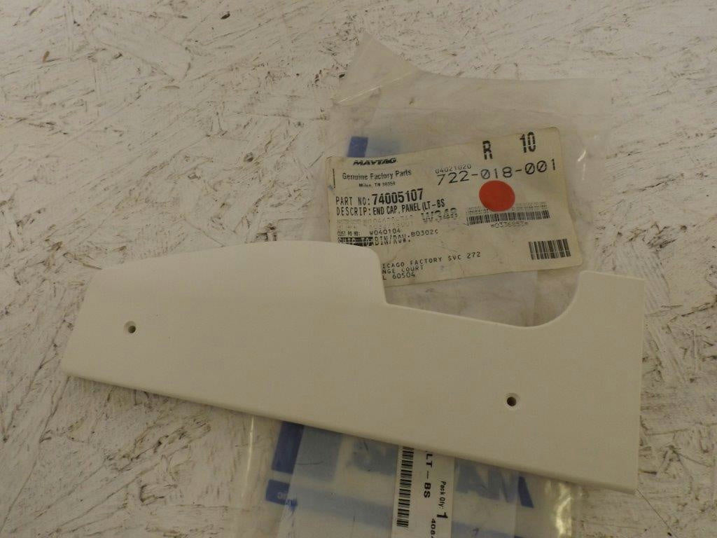 MAYTAG WHIRLPOOL STOVE 74005107 PANEL END CAP LEFT NEW MAYTAG WHIRLPOOL STOVE 74005107 PANEL END CAP LEFT NEW
